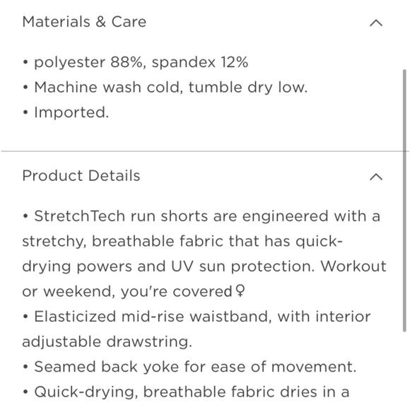 Old Navy Looking glass Mid-Rise StretchTech Dolphin-Hem Run Shorts - Picture 6 of 10